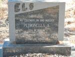 ELS Petronella A. nee DE BRUYN 1904-1966