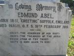 ABEL Edmund 1851-1919