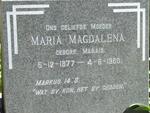 SPUY Johannes Petrus 1876-1961 & Maria Magdalena MARAIS 1877-1960