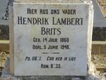 BRITS Hendrik Lambert 1860-1948