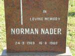 NADER Norman 1909-1988