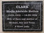 CLARK Sheila Adelaide Hutton 1910-1998