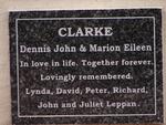 CLARKE Dennis John & Marion Eileen