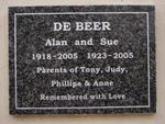 BEER Alan, de 1918-2005 & Sue 1923-2005