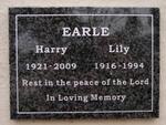EARLE Harry 1921-2009 & Lily 1916-1994