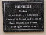 HENNIGS Heinz 1923-2006