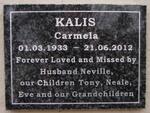 KALIS Carmela 1933-2012 _1