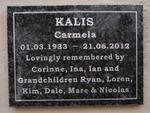 KALIS Carmela 1933-2012 _2