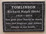 TOMLINSON Richard Ralph 1916-2010