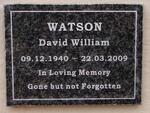 WATSON David William 1940-2009