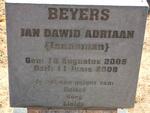 BEYERS Jan Dawid Adriaan 2005-2008