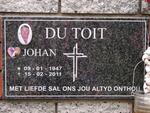 TOIT Johan, du 1947-2011