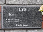 UYS Katy 1932-2009