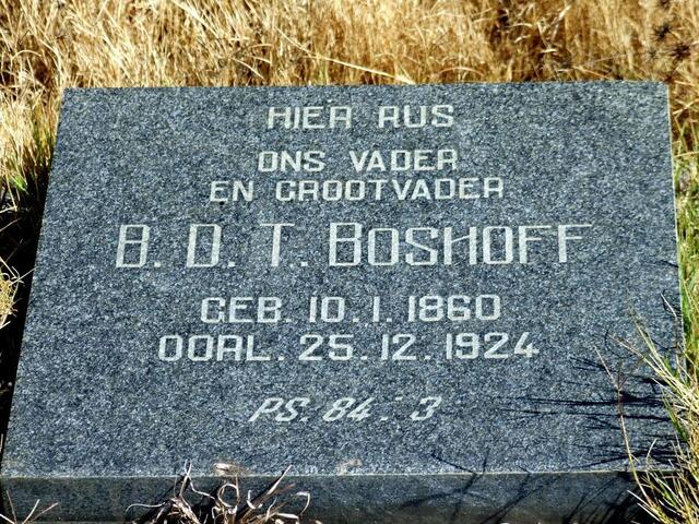 BOSHOFF B.D.T. 1860-1924