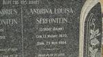 SERFONTEIN Andrina Louisa nee BRINK 1870-1954