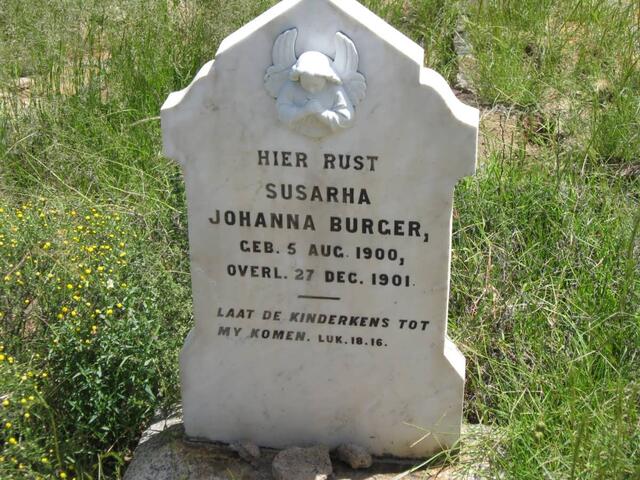 BURGER Susarha Johanna 1900-1901
