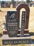 TYALIBONGO Ntombana Perpetua 1933-2001
