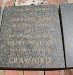 CRAWFORD Harry William 1918-1972 :: CRAWFORD Lorraine Ann1953-1972