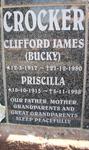 CROCKER Clifford James 1917-1980 & Priscilla 1915-1998