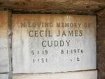 CUDDY Cecil James 1912-1976
