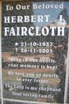 FAIRCLOTH Herbert J. 1937-2003