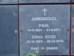 JUNGNICKEL Paul 1923-2011 & Edna Rose 1929-2010