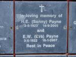PAYNE H.E. 1923-2005 & E.W. 1922-2007