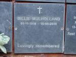 MULHOLLAND Billie 1918-2010