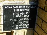 ESTERHUIZEN Pieter Christiaan 1930-2004 & Anna Catharina Cornelia 1931-1999