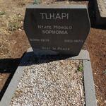 TLHAPI Ntate Moholo Sophonia 1909-1970