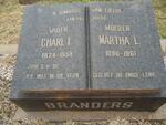 BRANDERS Charl L. 1874-1959 & Martha L. 1890-1961