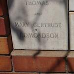 EDMONDSON Thomas & Mary Gertrude