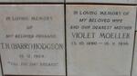 HODGSON T.H. -1954 :: MOELLER Violet 1890-1956