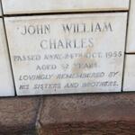 CHARLES John William -1955