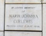 CURLEWIS Maria Johanna -1956