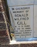 GILL Ronald Wilfred 1940-1986