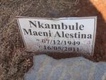 NKAMBULE Maeni Alestina 1949-2011