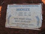 MKHIZE Elizabeth Nthabiseng 1969-2010