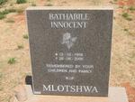 MLOTSHWA Bathabile Innocent 1958-2009