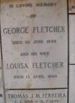 FLETCHER George -1959 & Louisa -1960