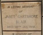BLAIR Janet Cartshore -1952