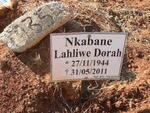 NKABANE Lahliwe Dorah 1944-2011