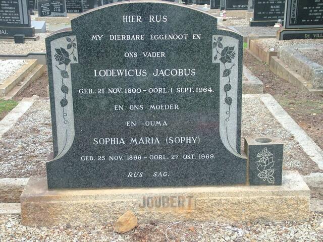 JOUBERT Lodewicus Jacobus 1890-1964 & Sophia Maria 1896-1969