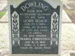 DOWLING John Roach 1895-1970 & Maria Christina 1895-1975