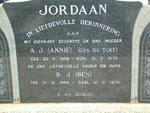 JORDAAN B.J. 1909-1976 & A.J. DU TOIT 1906-1972