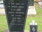 SAUNDERS Aletta nee LOUBSER 1948-1975