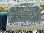 COLFF Christian Hendrik, van der 1905-1978 & Josephine Honene 1916-1993
