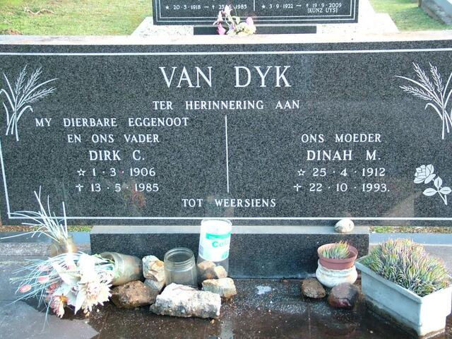 DYK Dirk C., van 1906-1985 & Dinah M. 1912-1993