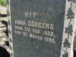 GORGENS Anna 1852-1930