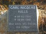 HILLS Carl Nicolas 1956-1961